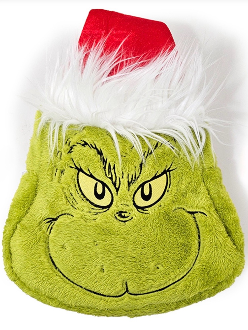 Universal  Grinchmas Plush Backpack with Santa Hat , Naughty and Nice straps
